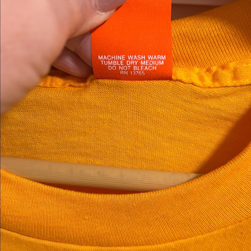 Women's Yellow Graphic Swim Coverup Tee Vintage HTF  preppy - Picture 3 of 4